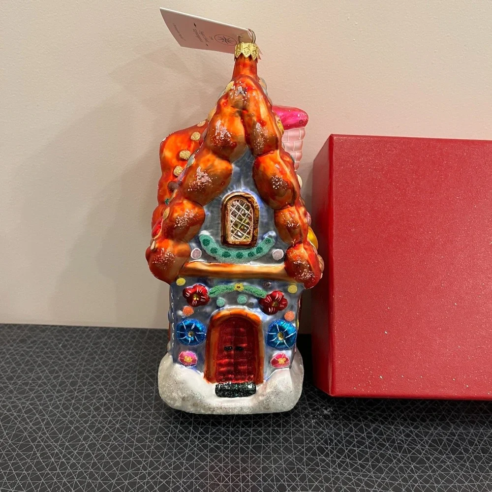 Christopher Radko SUGAR SHACK EXTRAVAGANZA Glass‎ Ornament Limited Edition Large